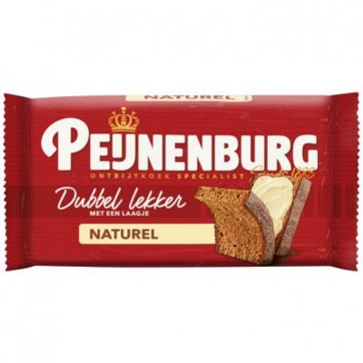 Peijnenburg Ontbijtkoek dubbel lekker naturel p stuk